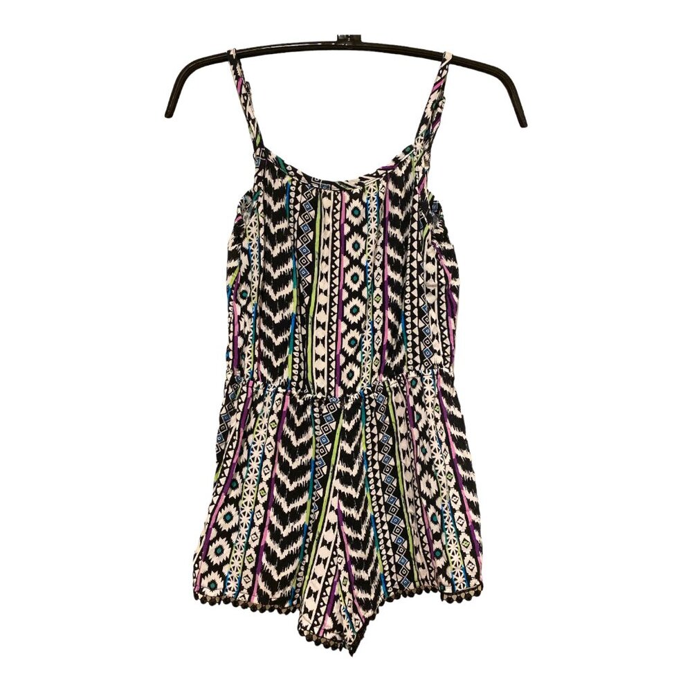 Justice Batik Multicolor Shorts & Sleeveless Romper Girl's Size 8